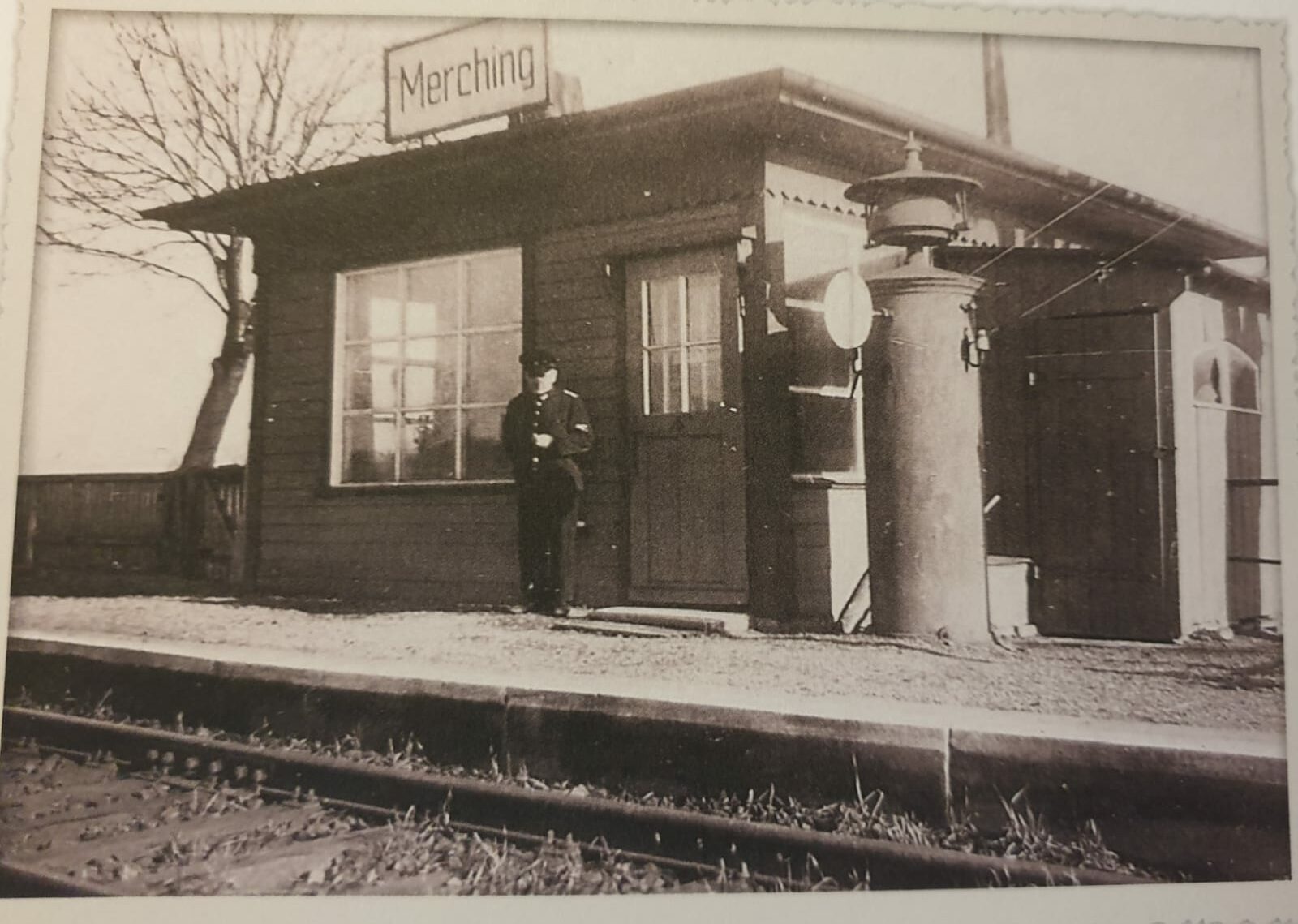 Bahnhof Merchinger Geschichte